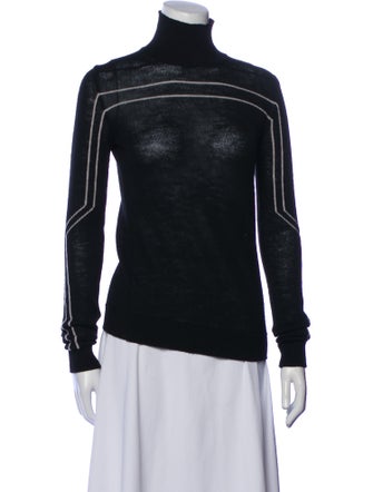 Rick Owens Virgin Wool Turtleneck Top