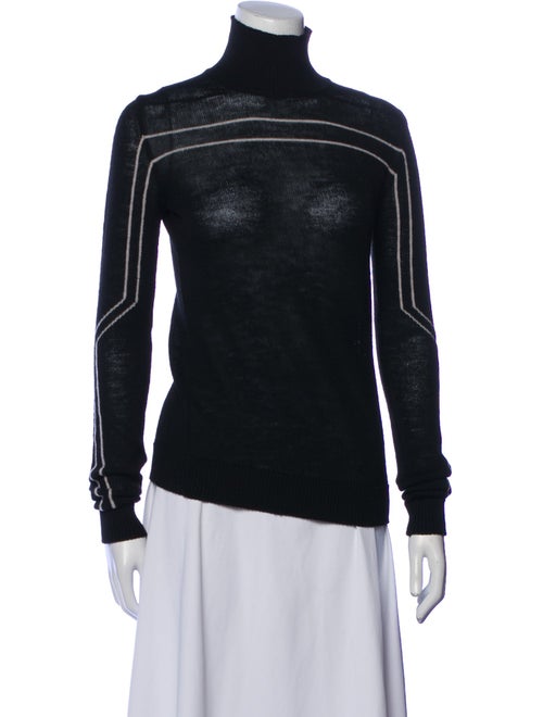 Rick Owens Virgin Wool Turtleneck Top