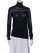 Rick Owens Virgin Wool Turtleneck Top