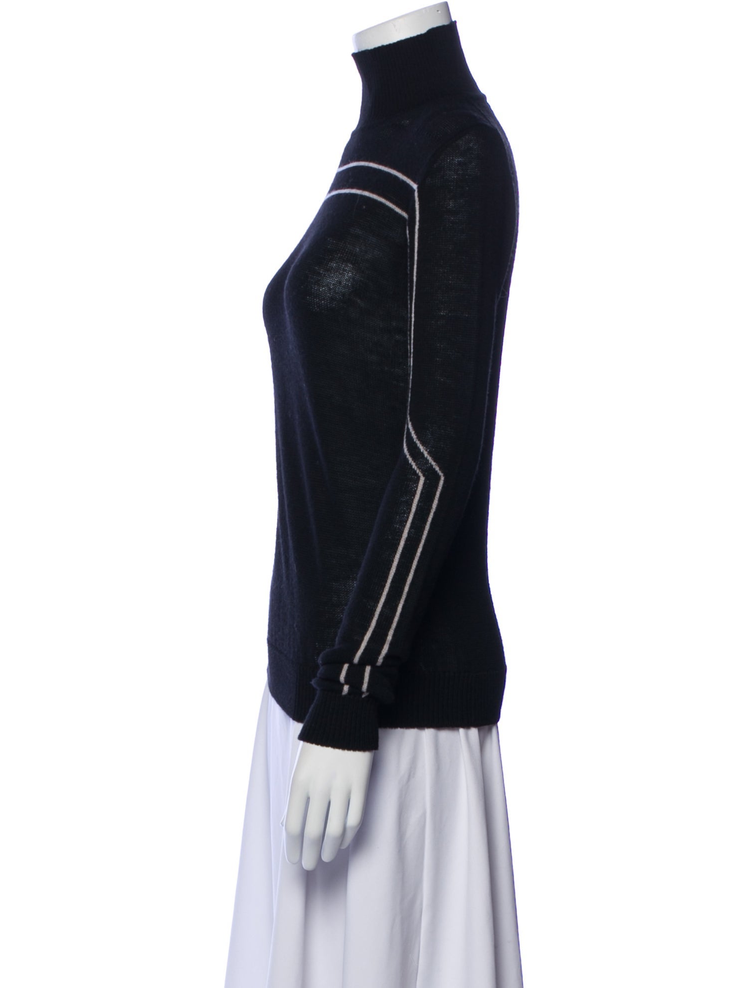 Rick Owens Virgin Wool Turtleneck Top