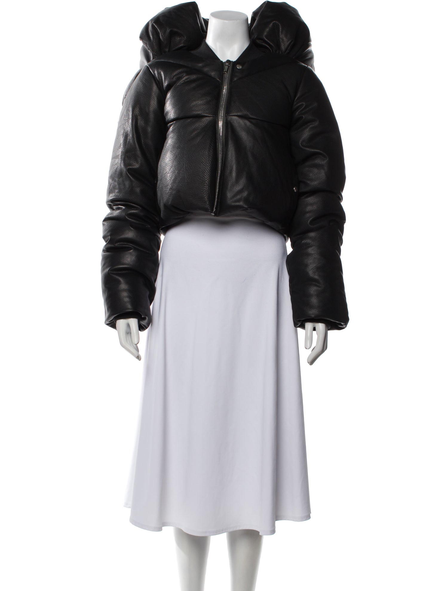 Rick Owens 2022 'Strobe' Knot Down Coat