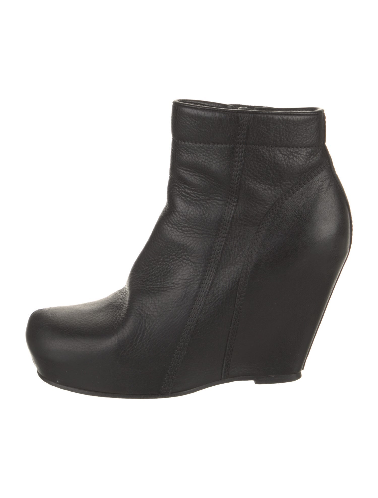 Rick Owens Leather Boots