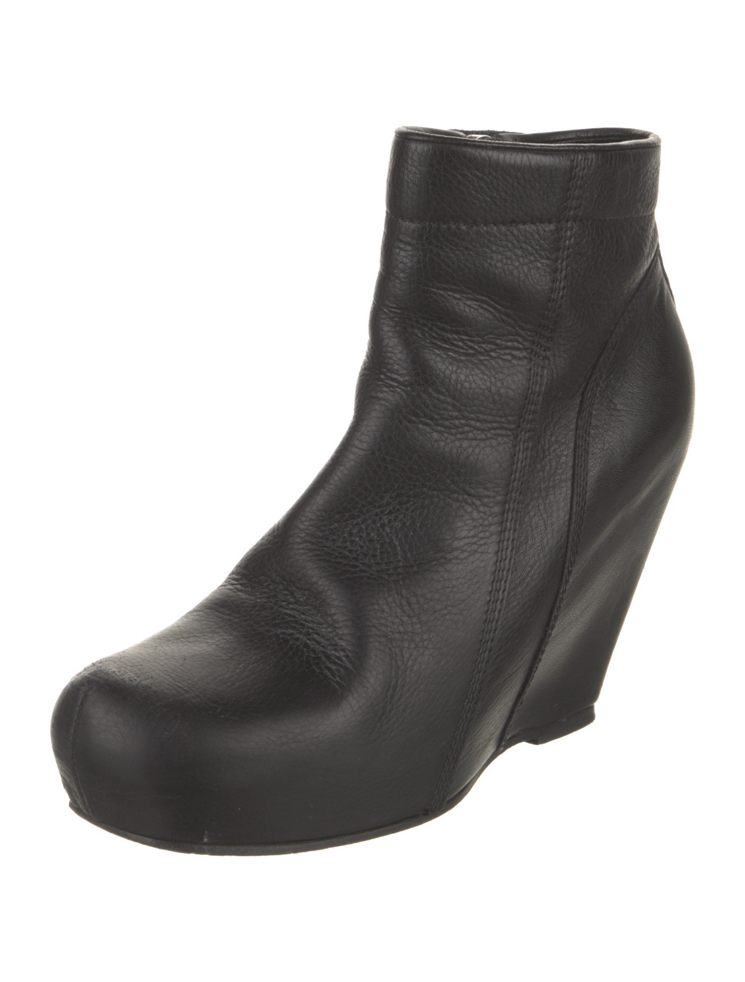 Rick Owens Leather Boots