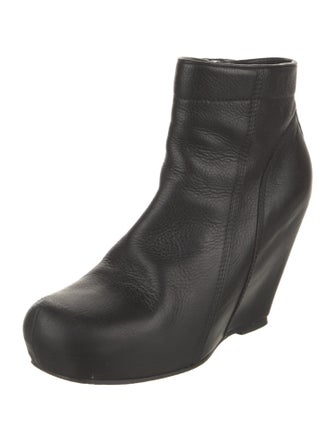Rick Owens Leather Boots