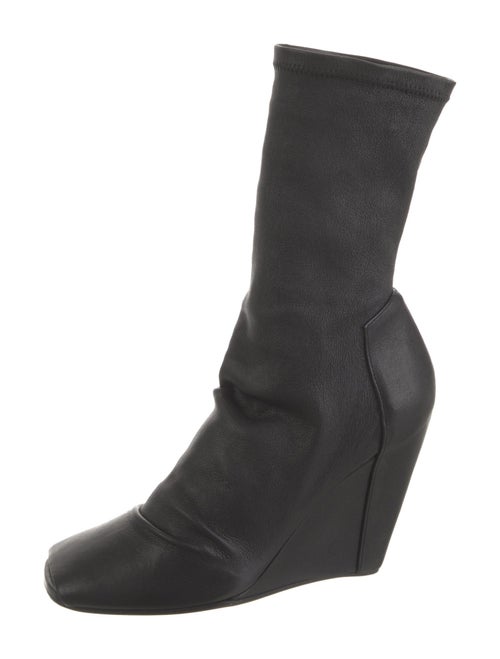 Rick Owens Leather Sock Boots