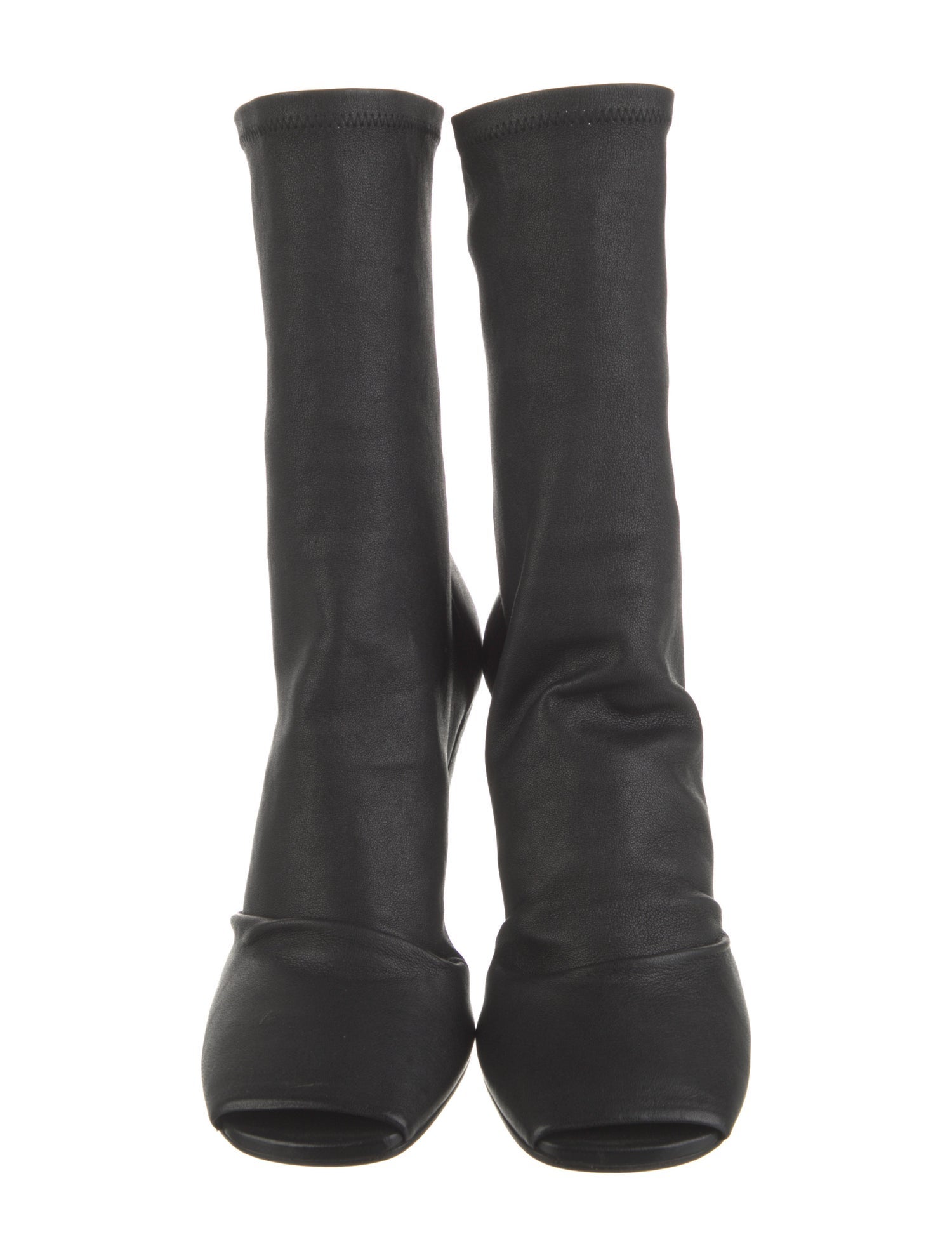 Rick Owens Leather Sock Boots