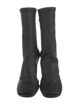 Rick Owens Leather Sock Boots