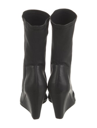 Rick Owens Leather Sock Boots
