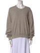Rick Owens Crew Neck Long Sleeve Sweatshirt