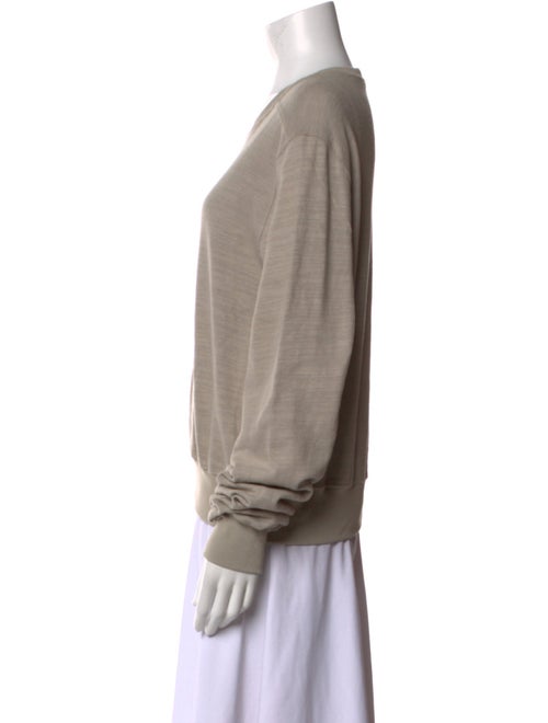 Rick Owens Crew Neck Long Sleeve Sweatshirt