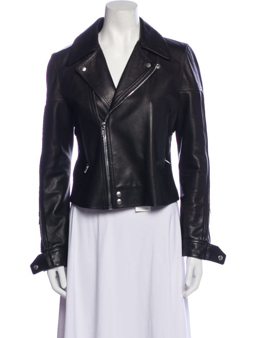 Rick Owens Leather Biker Jacket