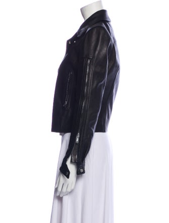 Rick Owens Leather Biker Jacket