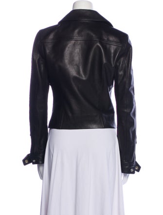 Rick Owens Leather Biker Jacket