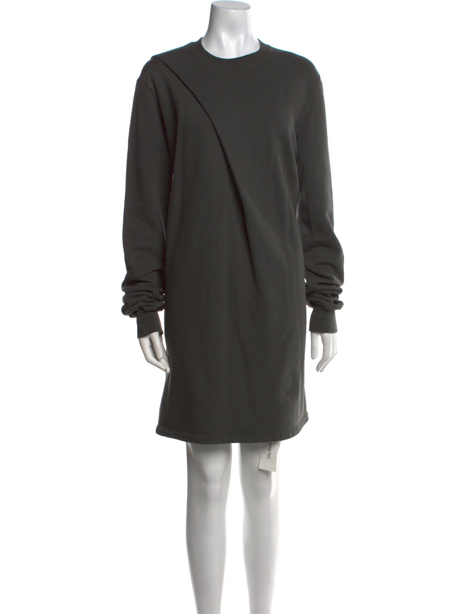 Rick Owens Crew Neck Mini Dress