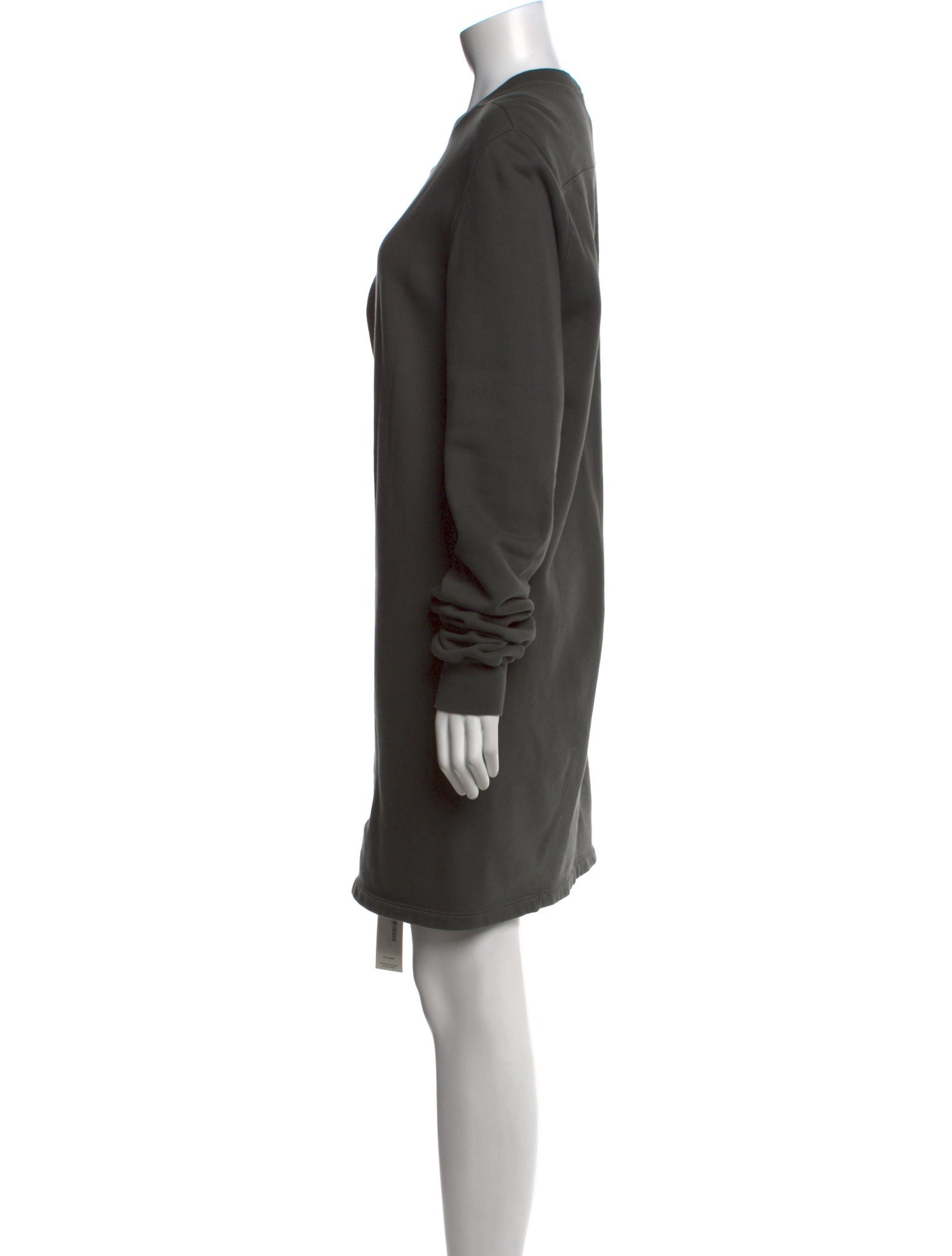 Rick Owens Crew Neck Mini Dress