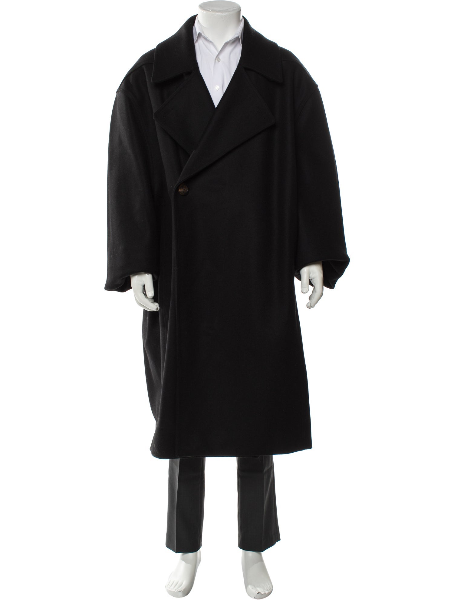 Rick Owens Virgin Wool Overcoat