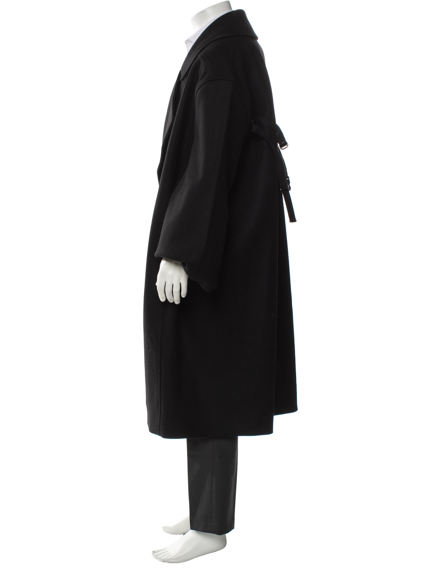 Rick Owens Virgin Wool Overcoat