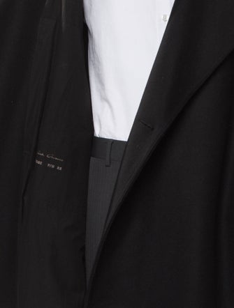 Rick Owens Virgin Wool Overcoat