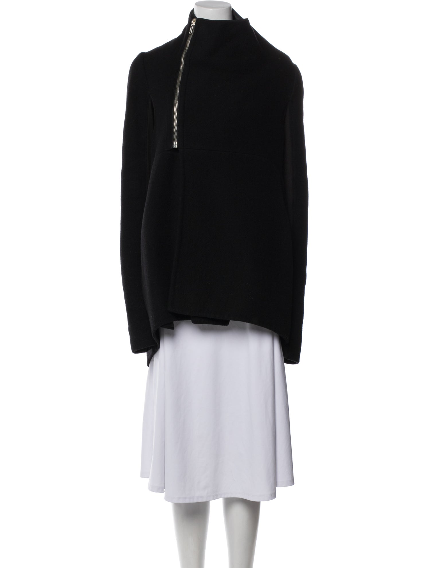 Rick Owens Merino Wool Coat
