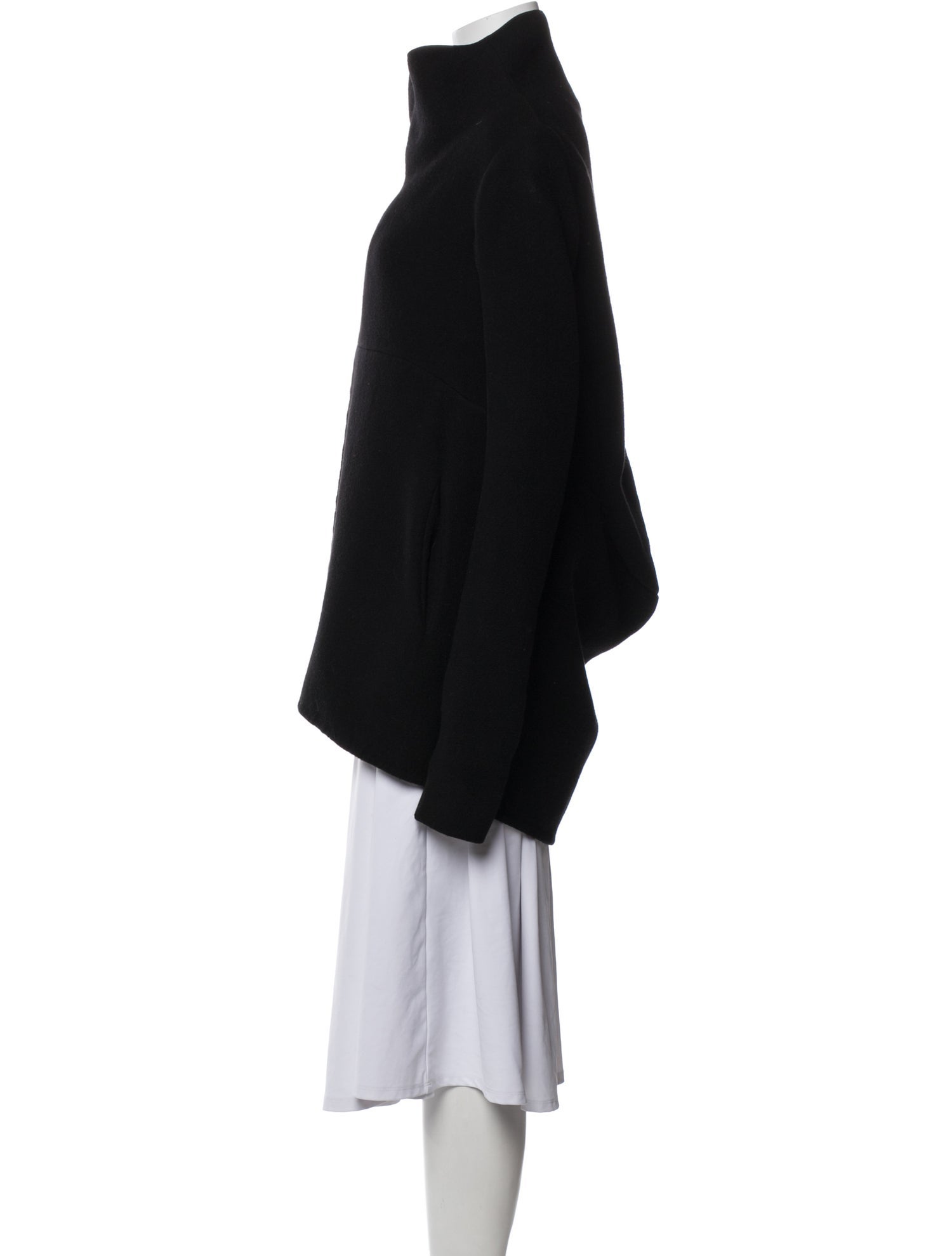 Rick Owens Merino Wool Coat