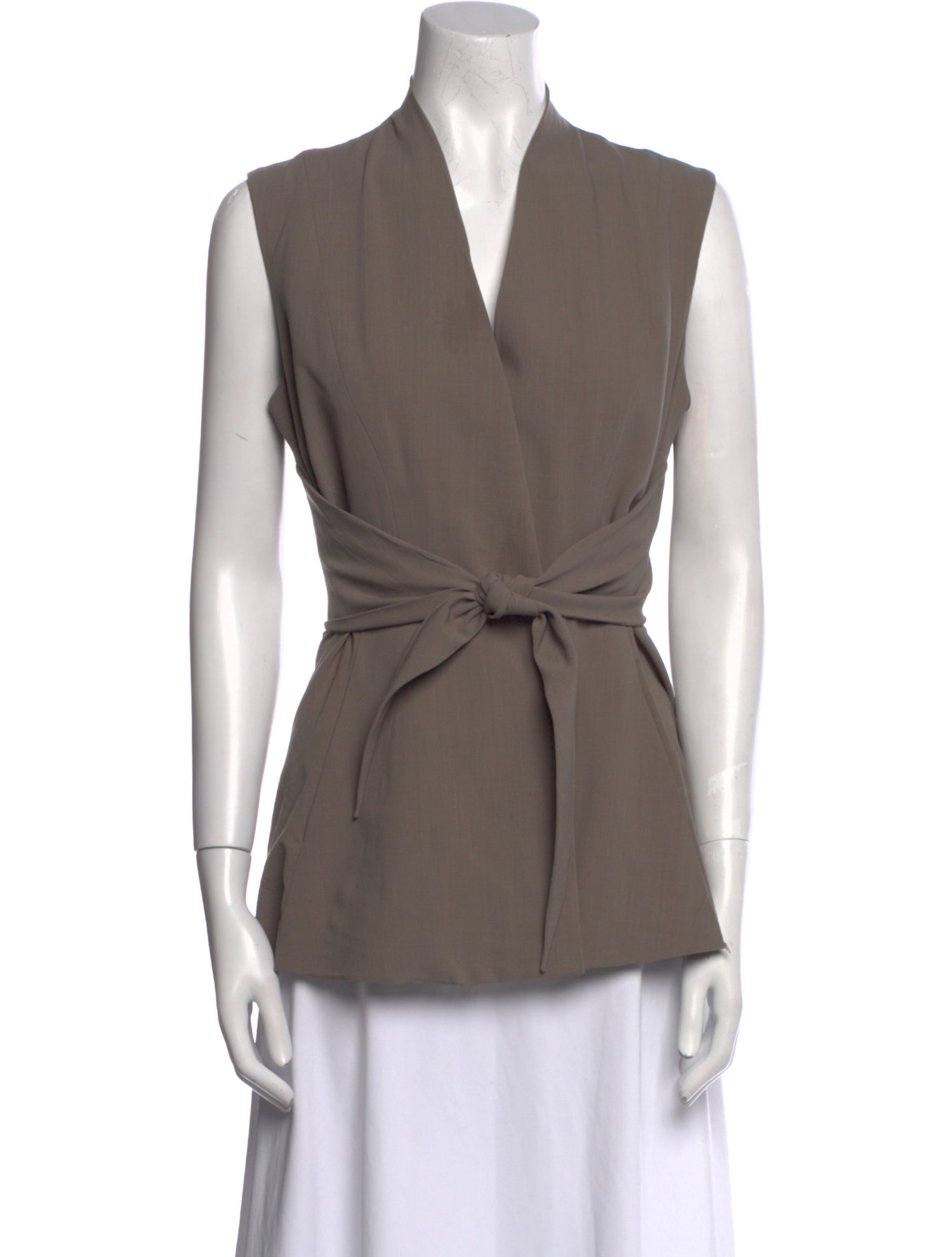 Rick Owens Wool V-Neck Top