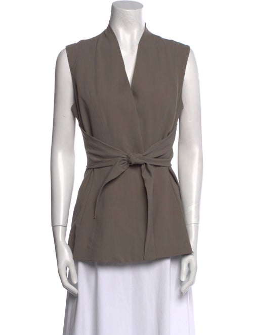 Rick Owens Wool V-Neck Top