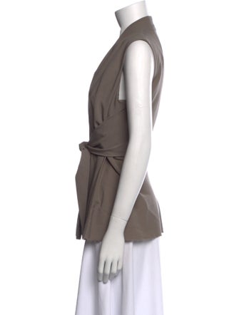 Rick Owens Wool V-Neck Top