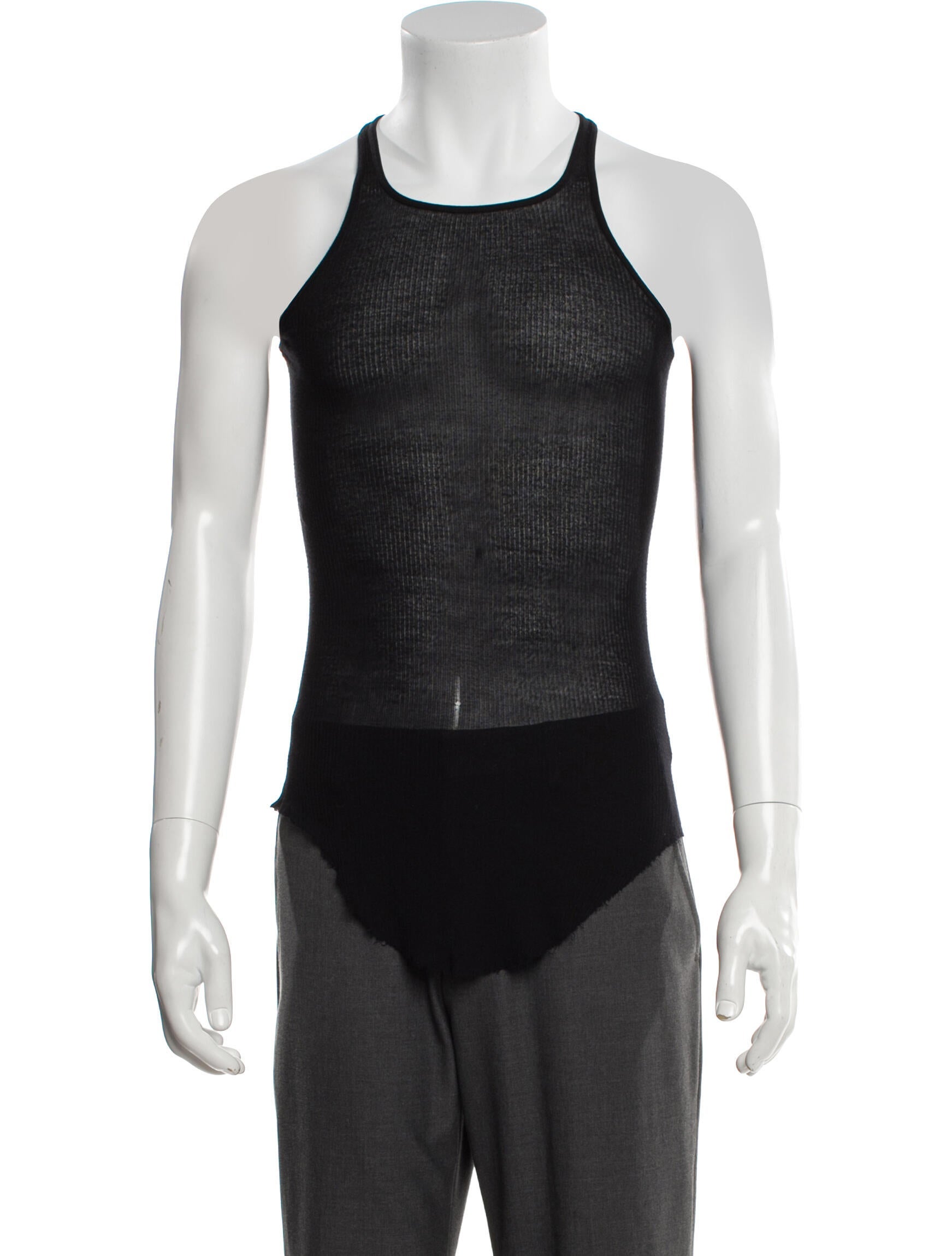 Rick Owens Scoop Neck Sleeveless T-Shirt