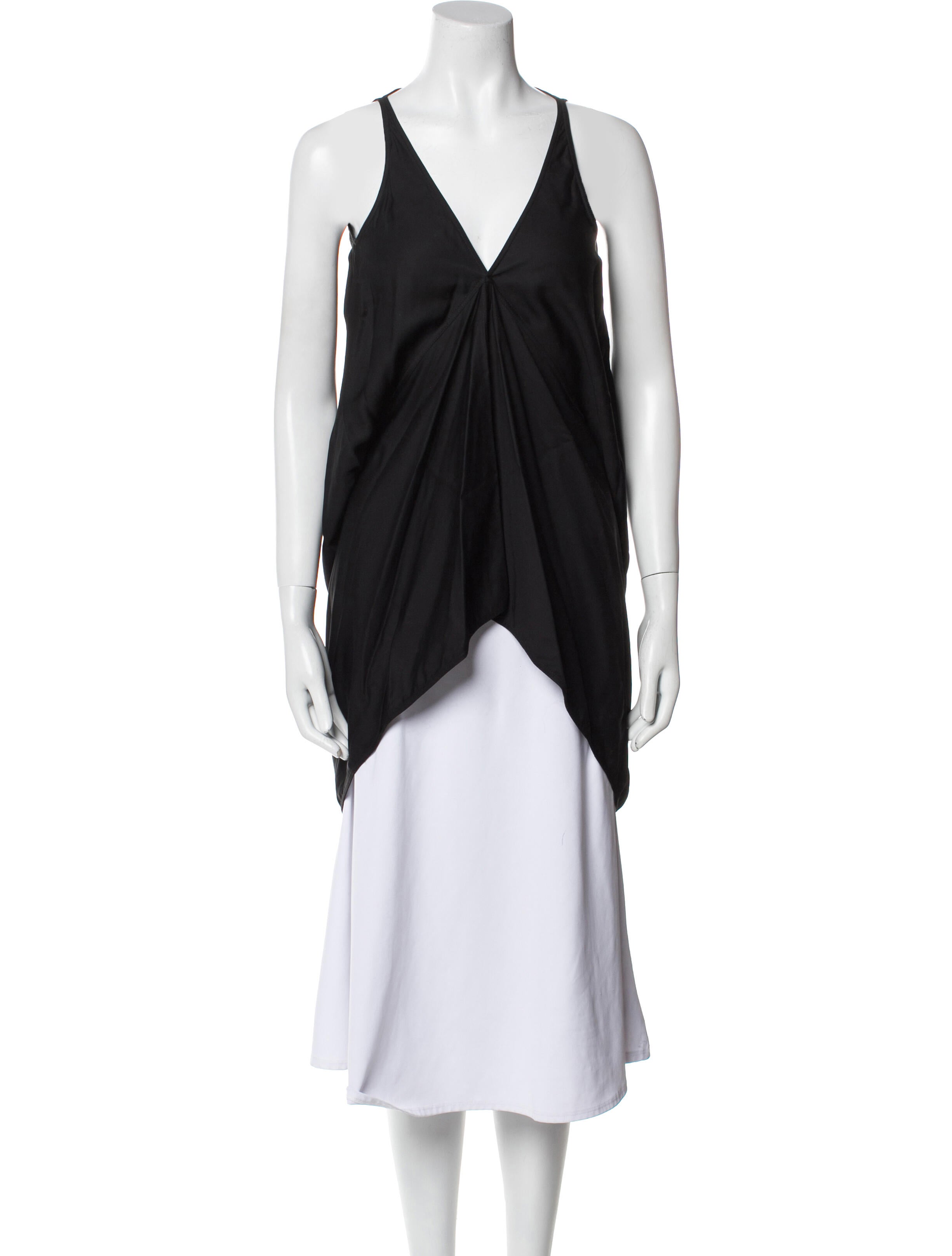 Rick Owens V-Neck Sleeveless Tunic