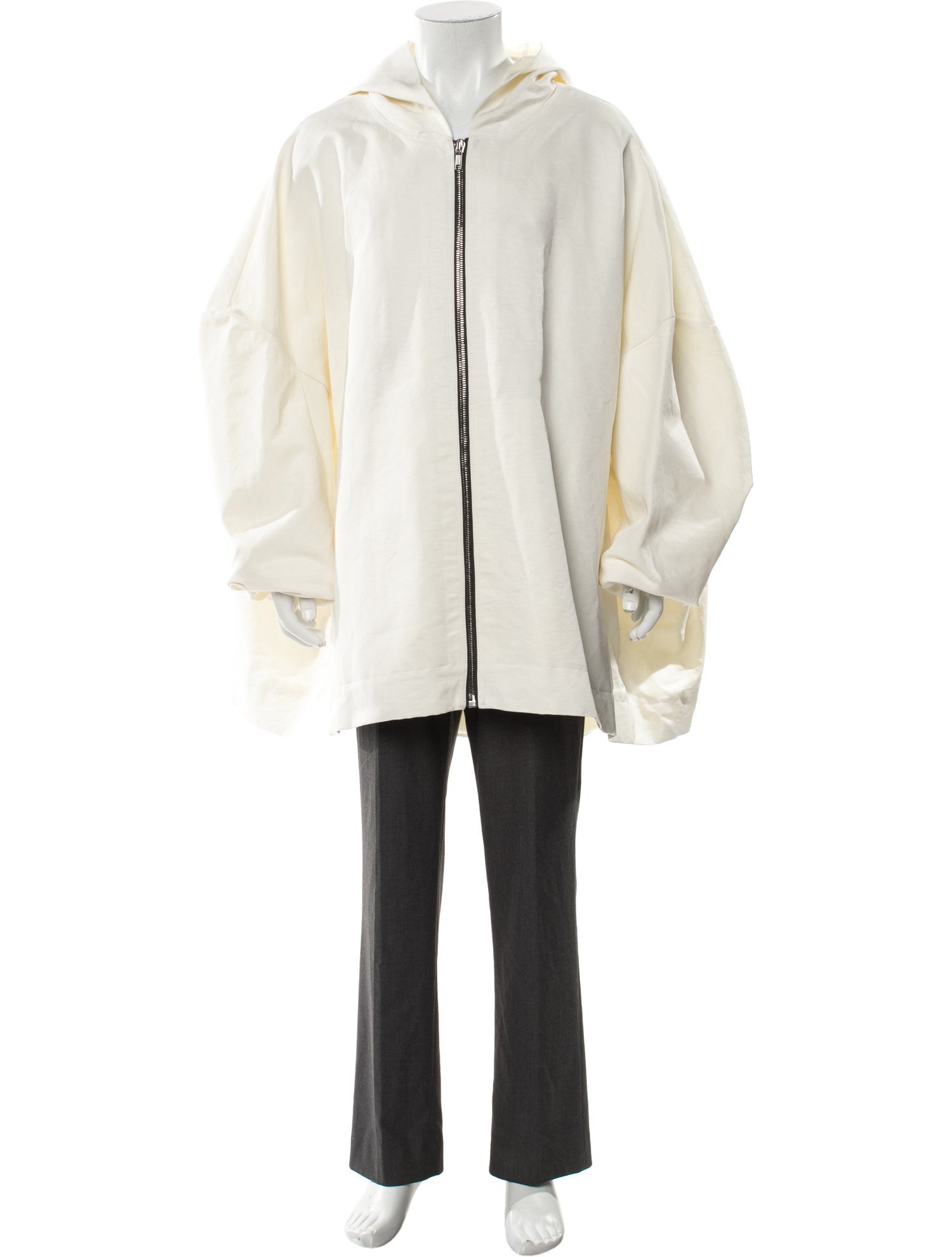 Rick Owens 2022 'Fogachine' Hooded Peter Coat