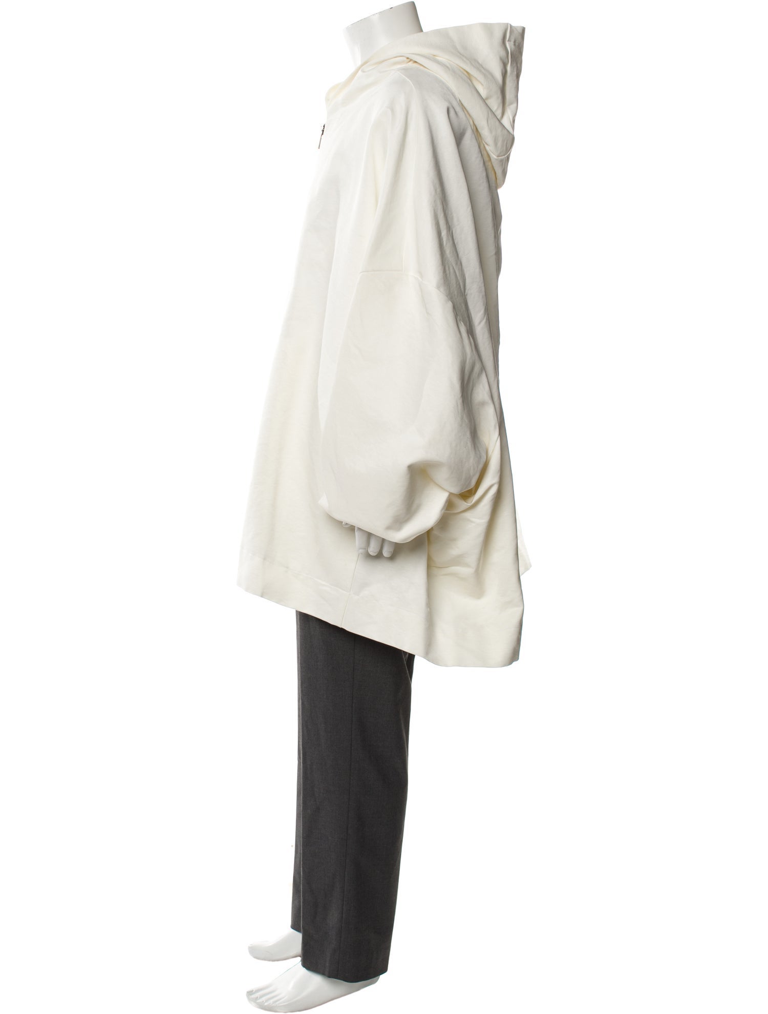 Rick Owens 2022 'Fogachine' Hooded Peter Coat