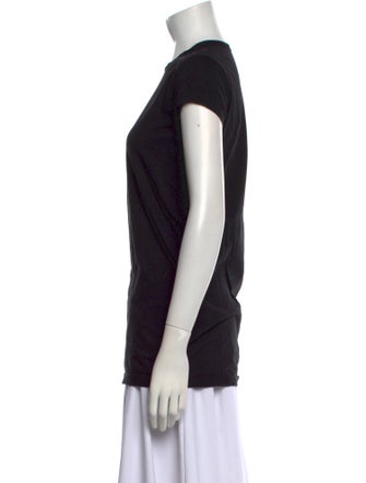 Rick Owens Crew Neck Short Sleeve T-Shirt