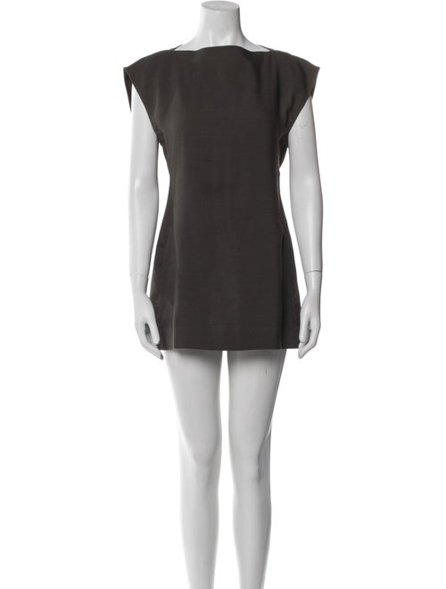 Rick Owens Virgin Wool Mini Dress