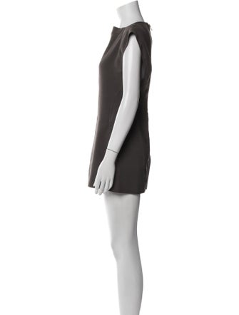 Rick Owens Virgin Wool Mini Dress