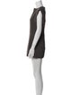 Rick Owens Virgin Wool Mini Dress