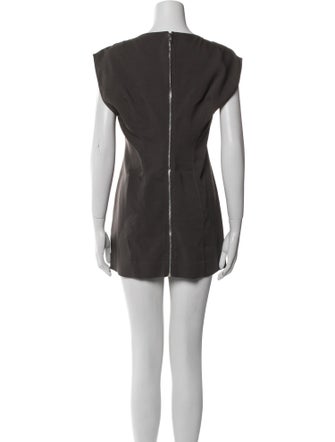 Rick Owens Virgin Wool Mini Dress