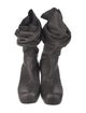 Rick Owens Leather Lace-Up Boots