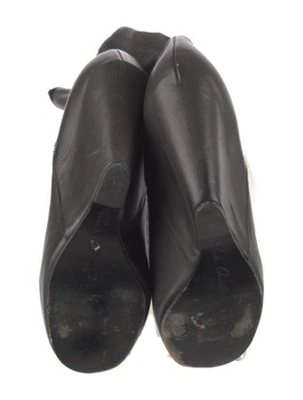 Rick Owens Leather Lace-Up Boots