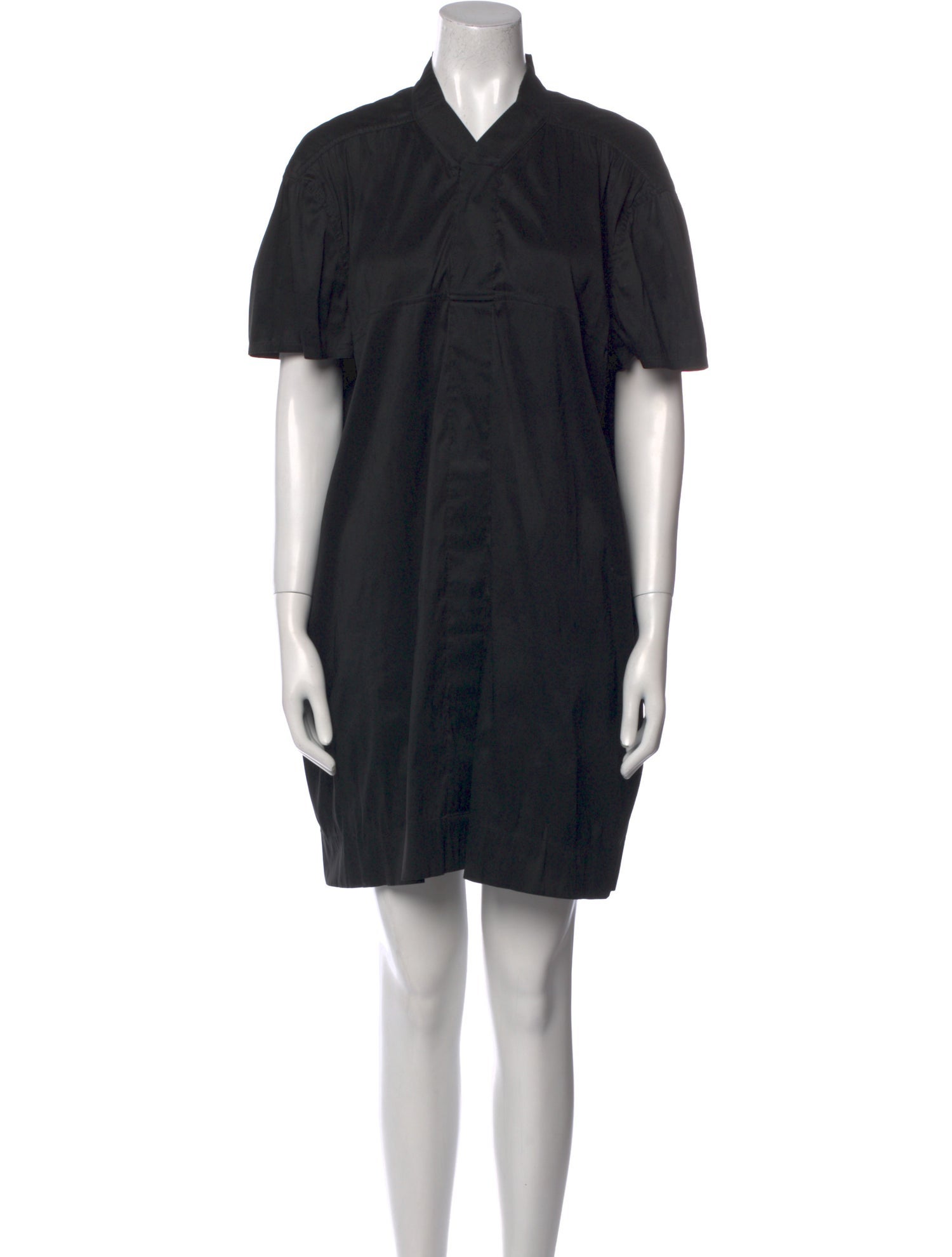Rick Owens Mock Neck Mini Dress