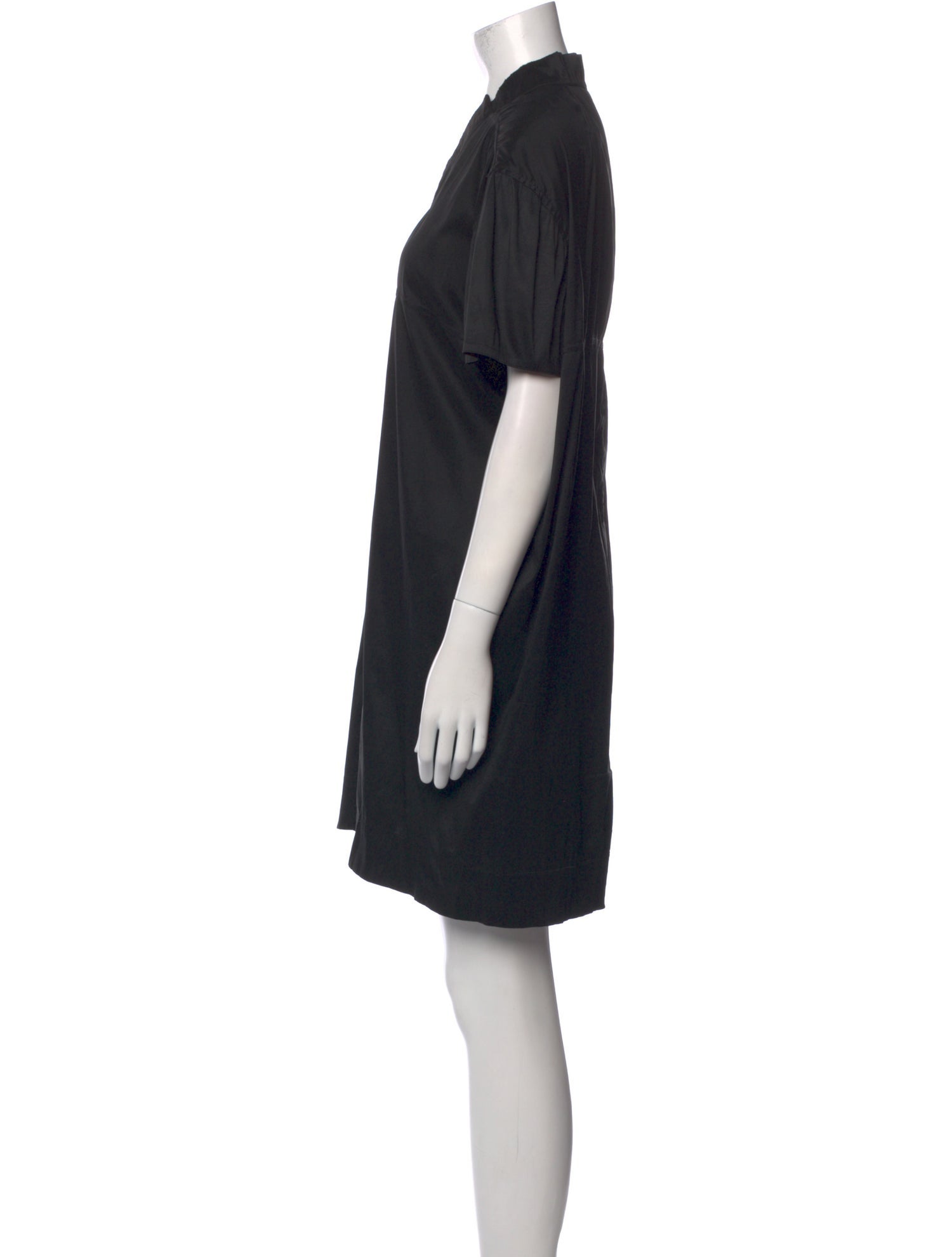 Rick Owens Mock Neck Mini Dress