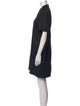 Rick Owens Mock Neck Mini Dress
