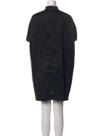 Rick Owens Mock Neck Mini Dress