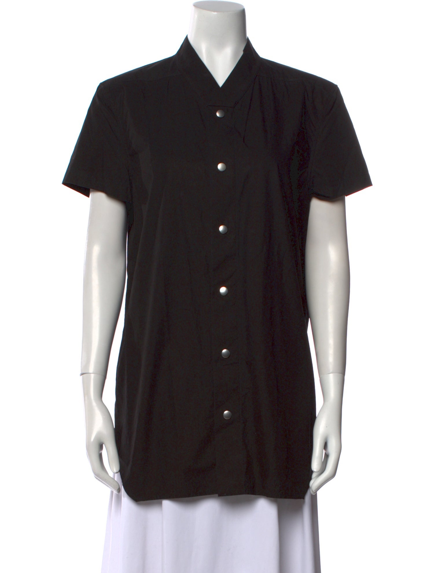 Rick Owens Short Sleeve Button-Up Top