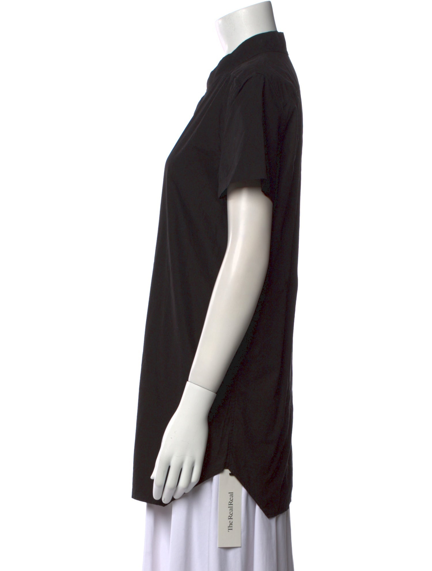 Rick Owens Short Sleeve Button-Up Top