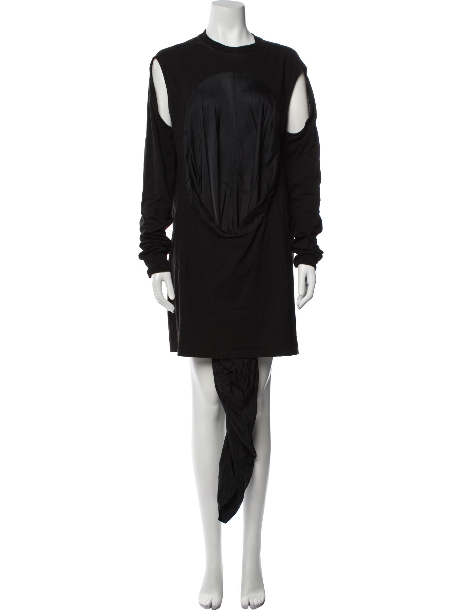 Rick Owens Crew Neck Mini Dress