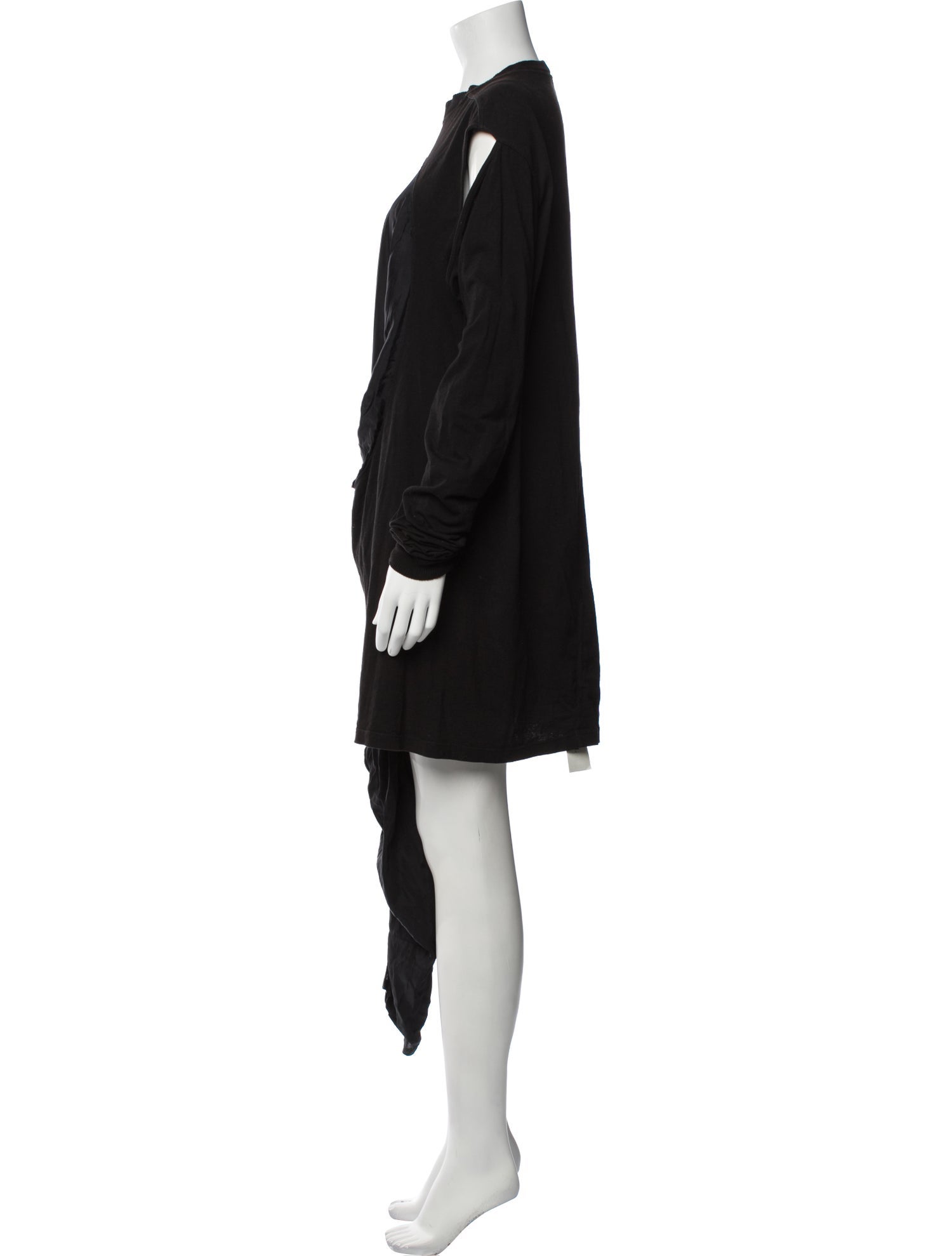 Rick Owens Crew Neck Mini Dress