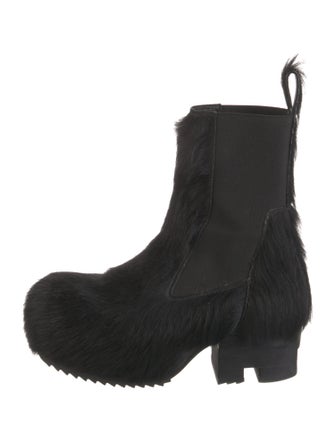 Rick Owens Ponyhair Chelsea Boots
