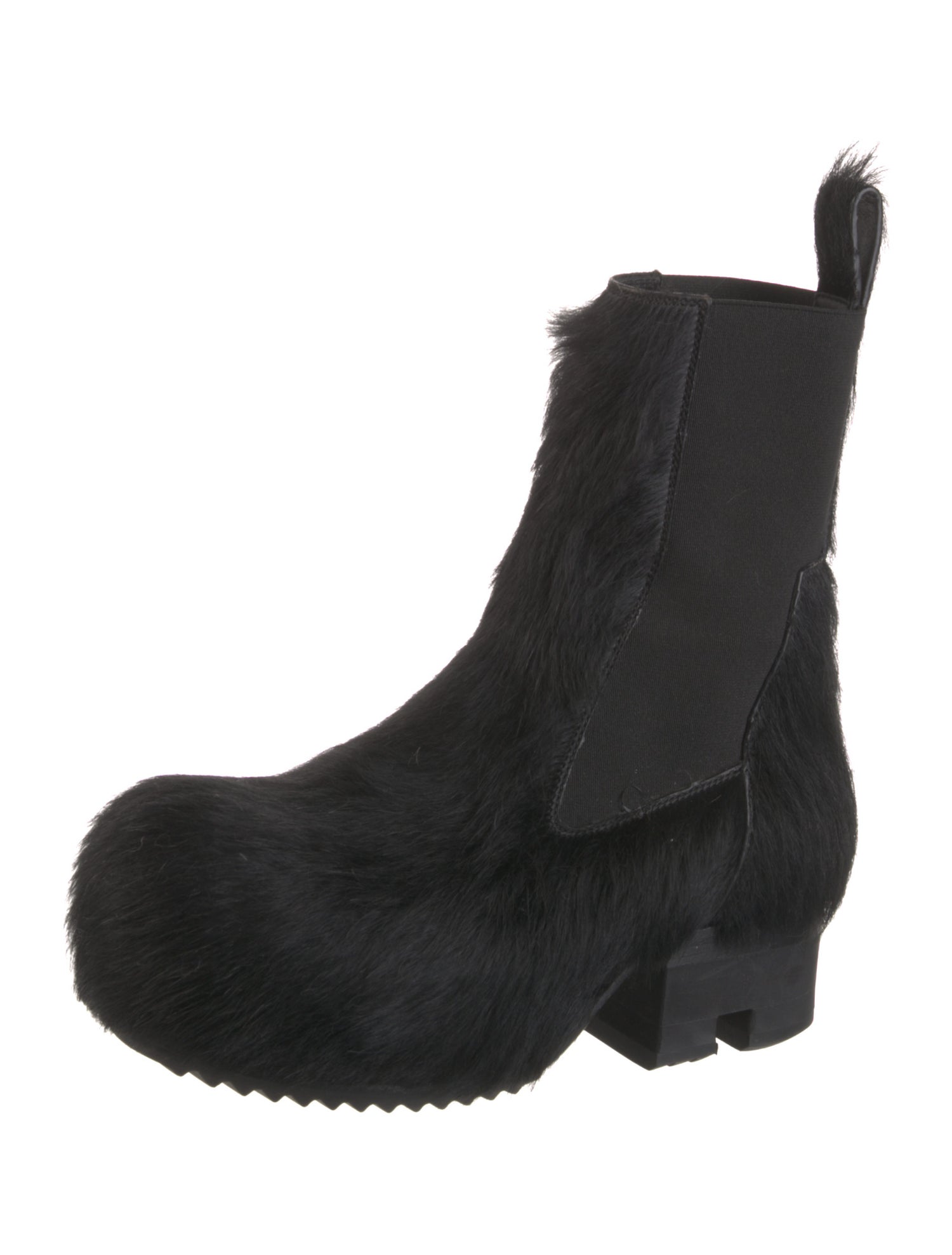 Rick Owens Ponyhair Chelsea Boots