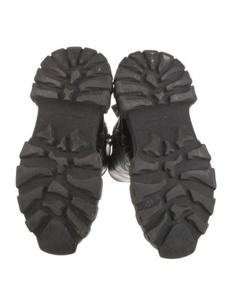 Rick Owens Leather Rain Boots