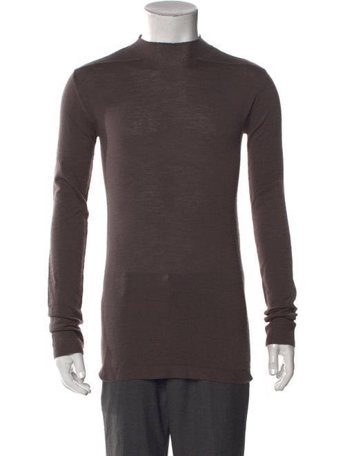 Rick Owens Merino Wool Turtleneck Pullover